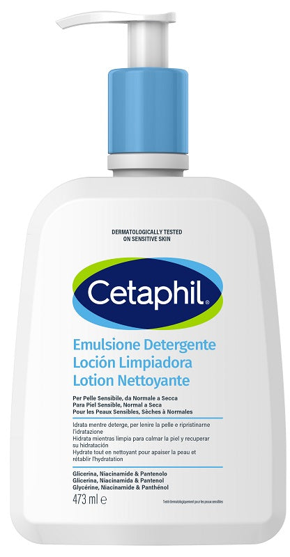 Cetaphil emulsione detergente 473 ml - Cetaphil emulsione detergente 473 ml