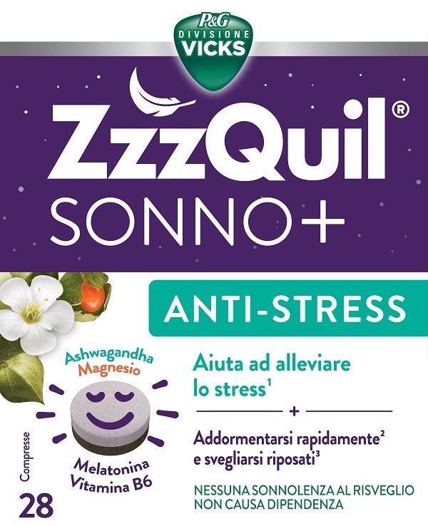 Vicks zzzquil sonno+ antistress 28 capsule - Vicks zzzquil sonno+ antistress 28 capsule