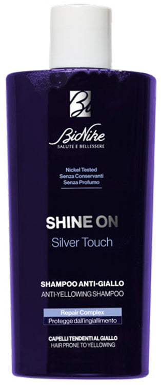 Bionike shine on shampoo silver touch anti-giallo 200 ml - Bionike shine on shampoo silver touch anti-giallo 200 ml