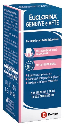 Euclorina gengive e afte collutorio 200 ml - Euclorina gengive e afte collutorio 200 ml