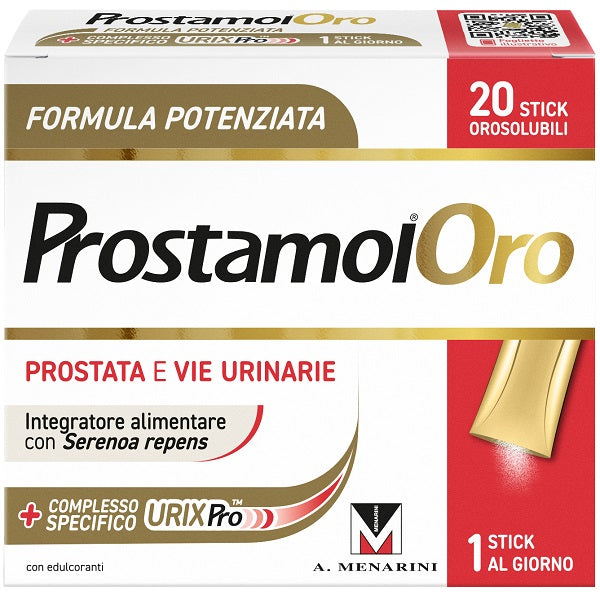 Prostamol oro 20 stick orosolubili da 1,6 g gusto frutti rossi con edulcoranti senza zuccheri senza glutine naturalmenteprivo di lattosio - Prostamol oro 20 stick orosolubili da 1,6 g gusto frutti rossi con edulcoranti senza zuccheri senza glutine naturalmenteprivo di lattosio