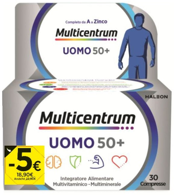 Multicentrum uomo 50+ 30 compresse promo 2026 - Multicentrum uomo 50+ 30 compresse promo 2026