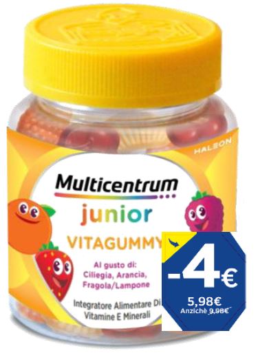 Multicentrum vitagummy 30 caramelle gommose promo 2026 - Multicentrum vitagummy 30 caramelle gommose promo 2026