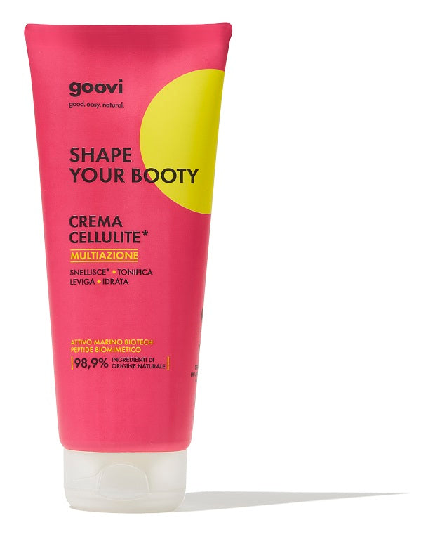 Goovi shape your booty crema cellulite multiazione 200 ml - Goovi shape your booty crema cellulite multiazione 200 ml