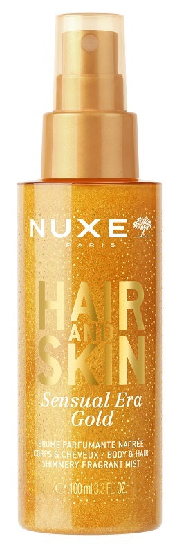 Nuxe hair and skin sensual era gold shimmery fragrant mist 100 ml - Nuxe hair and skin sensual era gold shimmery fragrant mist 100 ml