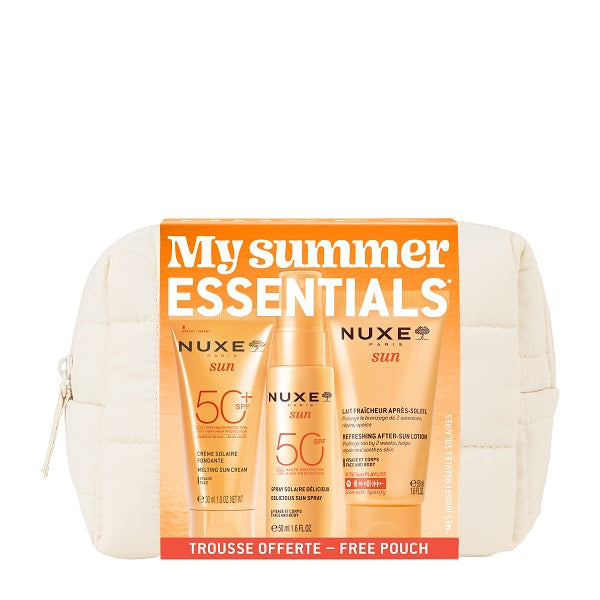 Nuxe trousse my summer essential 2026 1 face cream spf50+ 30ml + 1 spray spf50 50 ml + 1 after sun lotion 50 ml - Nuxe trousse my summer essential 2026 1 face cream spf50+ 30ml + 1 spray spf50 50 ml + 1 after sun lotion 50 ml