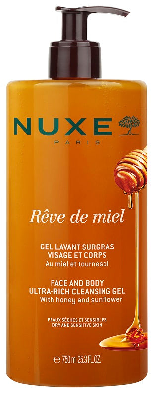 Nuxe reve de miel gel doccia ultra ricco 750 ml - Nuxe reve de miel gel doccia ultra ricco 750 ml