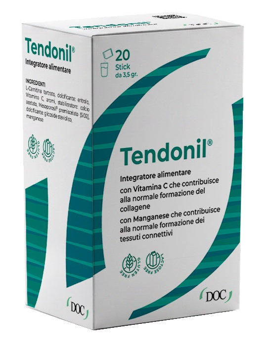 Tendonil 20 stick da 3,5 g con edulcoranti senza glutine senza lattosio - Tendonil 20 stick da 3,5 g con edulcoranti senza glutine senza lattosio