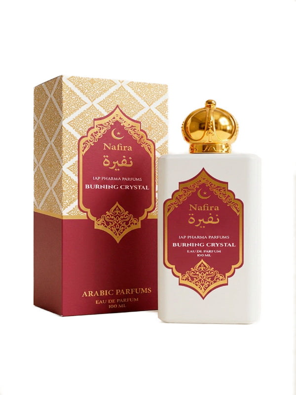 Frasco eau de parfum nafira burning crystal 100 ml - Frasco eau de parfum nafira burning crystal 100 ml