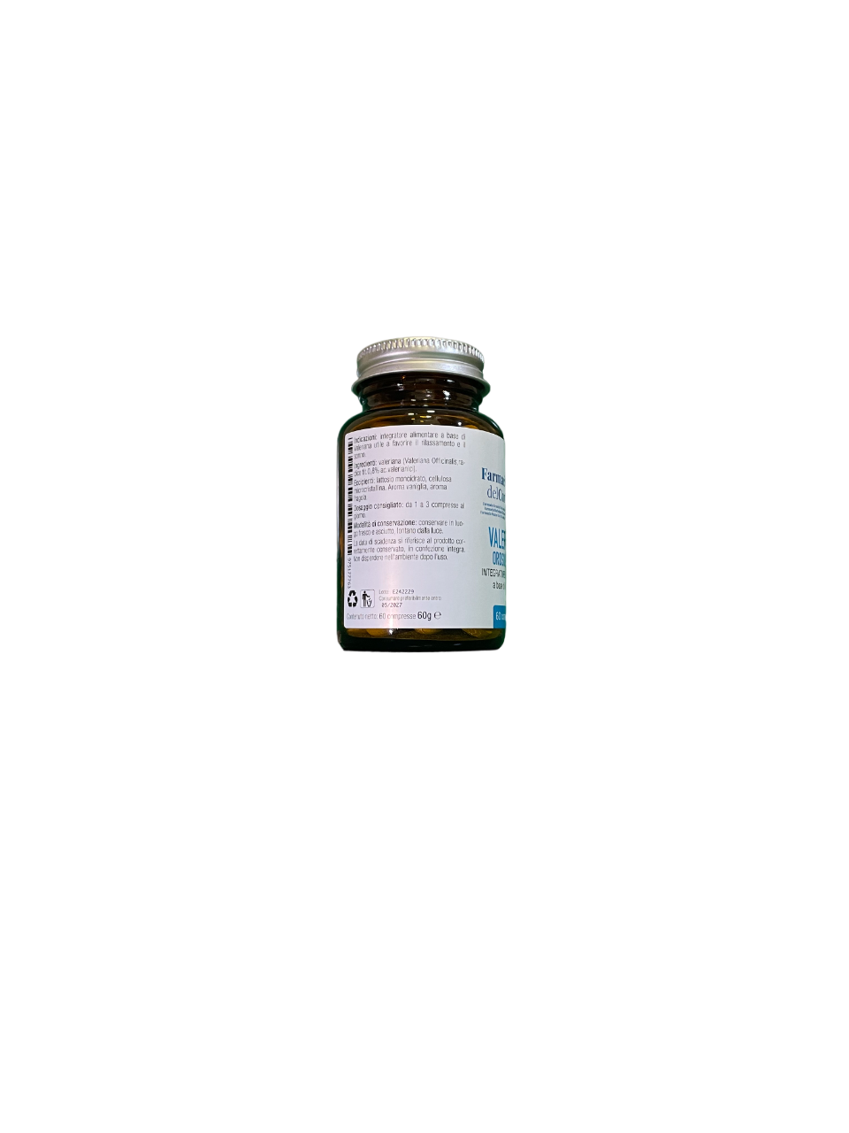 Valeriana 60 compresse orosolubili - Valeriana 60 compresse orosolubili