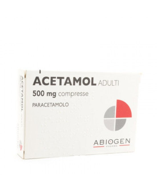 Acetamol*ad 20 cpr 500 mg - Acetamol*ad 20 cpr 500 mg