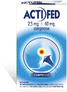 Actifed*12 cpr 2,5 mg + 60 mg