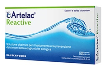 Artelac reactive soluzione oftalmica monodose 20 unita' da 0,5 ml - Artelac reactive soluzione oftalmica monodose 20 unita' da 0,5 ml