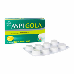 Aspi gola*16 pastiglie 8,75 mg limone miele