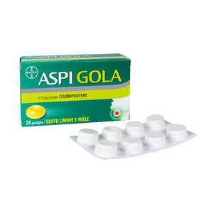 Aspi gola*24 pastiglie 8,75 mg limone miele
