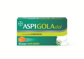 Aspigoladol*16 pastiglie 8,75 mg arancia