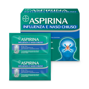 Aspirina influenza e naso chiuso*orale 20 bust 500 mg + 30 mg