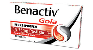 Benactiv gola*16 pastiglie 8,75 mg limone miele - Benactiv gola*16 pastiglie 8,75 mg limone miele