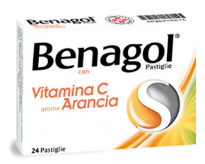 Benagol vitamina c*24 pastiglie arancia