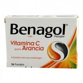 Benagol vitamina c*36 pastiglie arancia