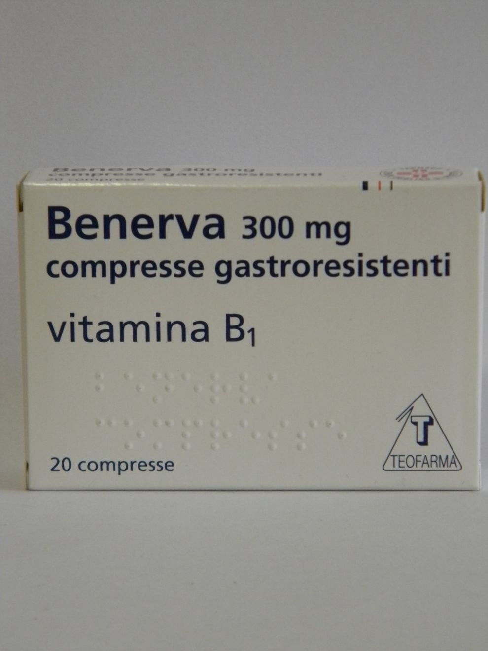 Benerva*20 cpr gastrores 300 mg - Benerva*20 cpr gastrores 300 mg