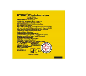 Betadine*soluz cutanea 1 flaconcino 120 ml 10%