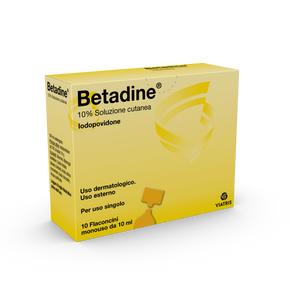 Betadine*soluz cutanea 10 flaconcini monouso 10 ml 10%