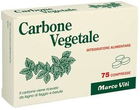 Carbone vegetale 25 compresse - Carbone vegetale 25 compresse