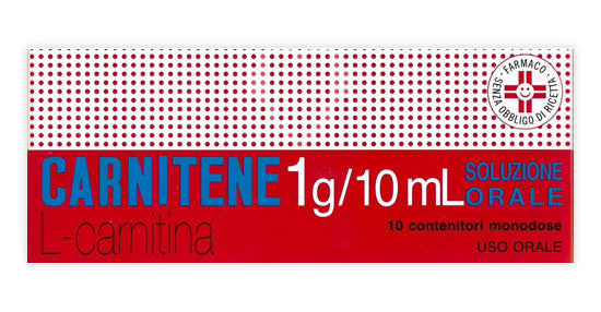 Carnitene*orale soluz 10 flaconcini 1 g/10 ml - Carnitene*orale soluz 10 flaconcini 1 g/10 ml