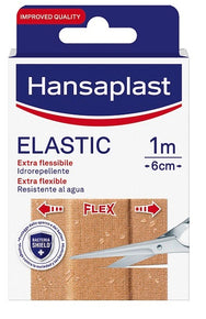 Cerotto in striscia hansaplast elastic extra flessibile 6 cmlunghezza 1 m 10 pezzi