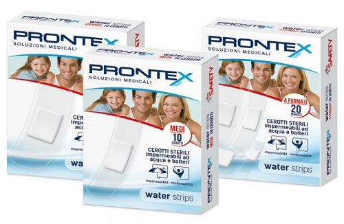 Cerotto prontex water strips assortito 20 pezzi - Cerotto prontex water strips assortito 20 pezzi