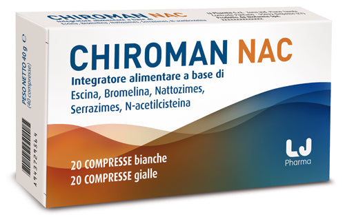 Chiroman nac 20 compresse bianche + 20 compresse gialle - Chiroman nac 20 compresse bianche + 20 compresse gialle