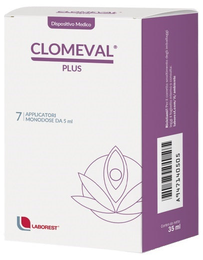 Clomeval plus gel vaginale 35 ml + 7 applicatori monouso - Clomeval plus gel vaginale 35 ml + 7 applicatori monouso