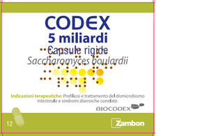 Codex*12 cps 5 mld 250 mg