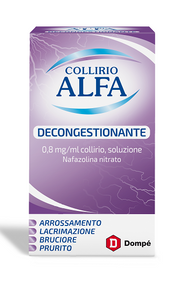 Collirio alfa decongestionante*collirio 10 ml 0,8 mg/ml