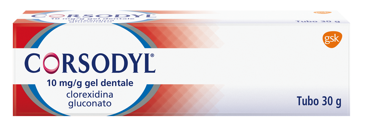 Corsodyl*gel dentale tubo 30 g 1 g/100 g - Corsodyl*gel dentale tubo 30 g 1 g/100 g