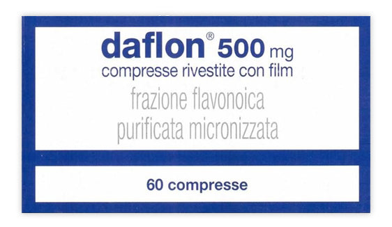 Daflon*60 cpr riv 500 mg - Daflon*60 cpr riv 500 mg