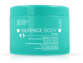 Defence body anticellulite fango alle 3 argille vaso 500 g - Defence body anticellulite fango alle 3 argille vaso 500 g