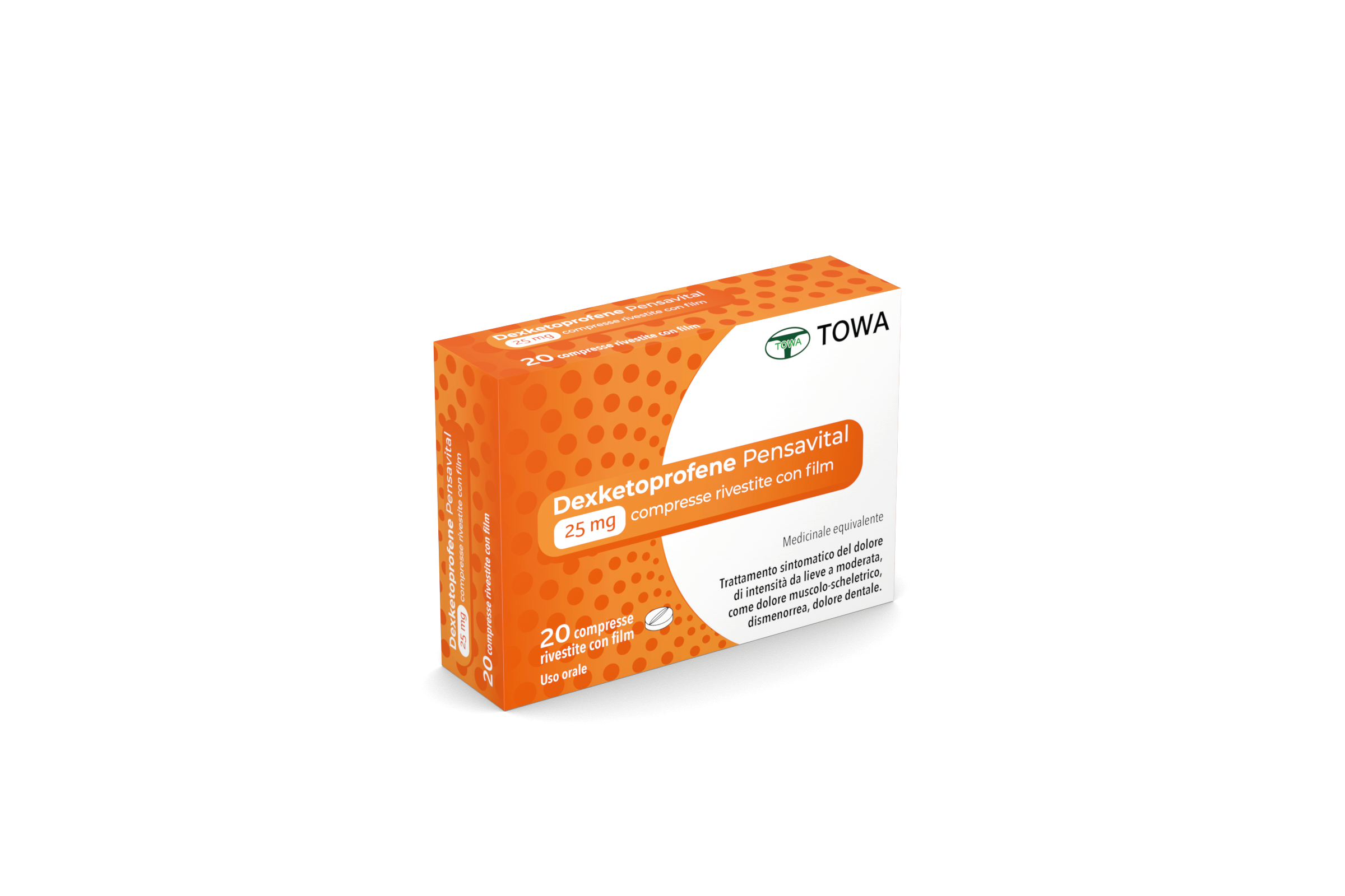 Dexketoprofene pensavital*20 cpr riv 25 mg - Dexketoprofene pensavital*20 cpr riv 25 mg