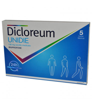 Dicloreum unidie*5 cerotti medicati 136 mg - Dicloreum unidie*5 cerotti medicati 136 mg