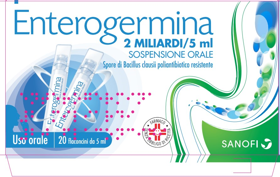 Enterogermina*orale sosp 20 flaconcini 2 mld 5 ml - Enterogermina*orale sosp 20 flaconcini 2 mld 5 ml