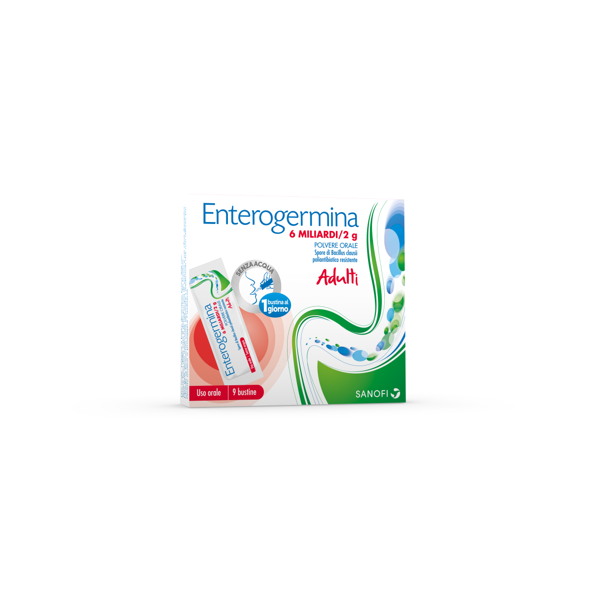 Enterogermina*orale sosp 9 bust 6 mld/2 g - Enterogermina*orale sosp 9 bust 6 mld/2 g