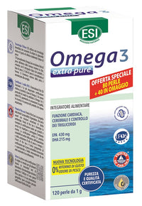ESI Omega 3 Extra Pure Integratore 80 + 40 Perle