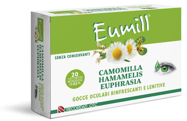 Eumill gocce oculari 20 flaconcini monodose 0,5 ml - Eumill gocce oculari 20 flaconcini monodose 0,5 ml