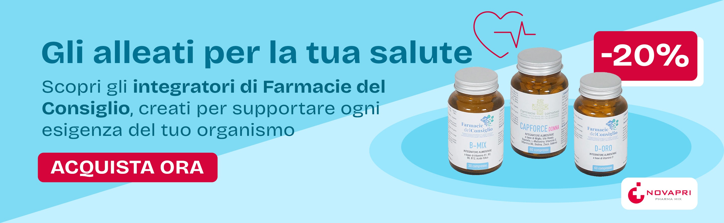 Promo -20% Farmacie del consiglio