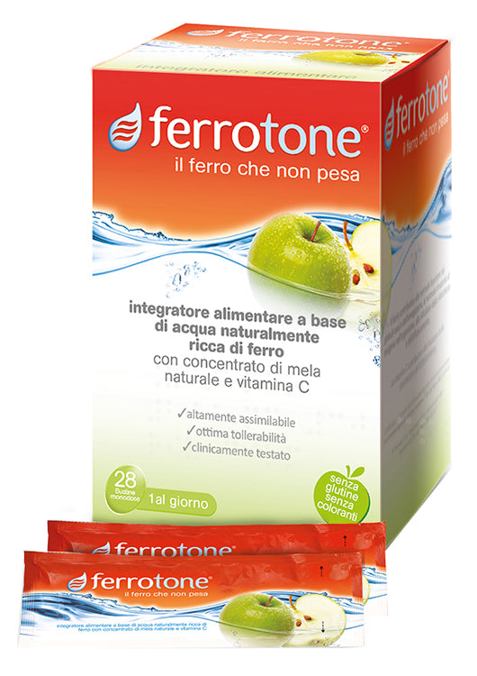 Ferrotone apple 28 sacchetti 25 ml - Ferrotone apple 28 sacchetti 25 ml