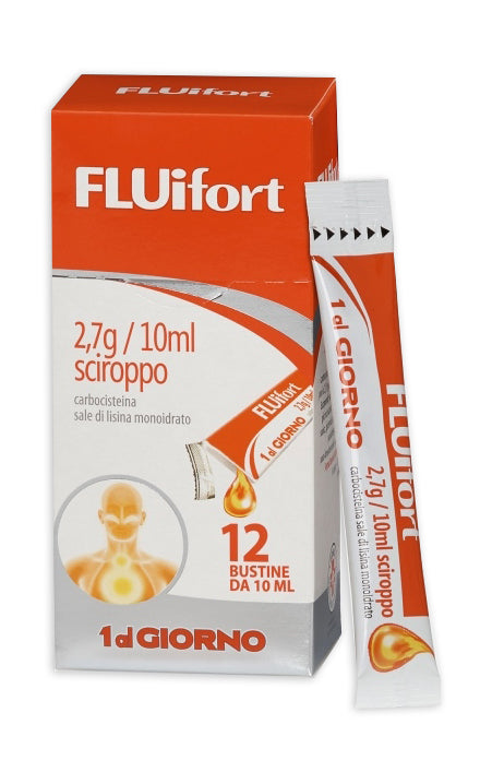 Fluifort*sciroppo 12 bustine 2,7 g/10 ml - Fluifort*sciroppo 12 bustine 2,7 g/10 ml