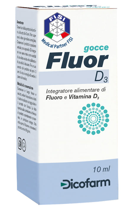 Fluor d3 gocce 10 ml - Fluor d3 gocce 10 ml