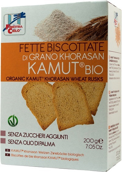 Fsc fette biscottate di kamut bio senza zuccheri aggiunti con olio di girasole senza olio di palma 200 g - Fsc fette biscottate di kamut bio senza zuccheri aggiunti con olio di girasole senza olio di palma 200 g