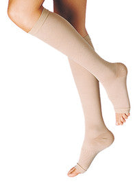 Gambaletto terapeutico dualsan a compressione decrescente kkl1 punta aperta beige unisex 1 1 paio - Gambaletto terapeutico dualsan a compressione decrescente kkl1 punta aperta beige unisex 1 1 paio